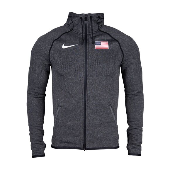 Nike Pro Elite Team USA Travel Jacket Hoodie Men Size XXL 2XL CT4038-001 NEW - Picture 2 of 11